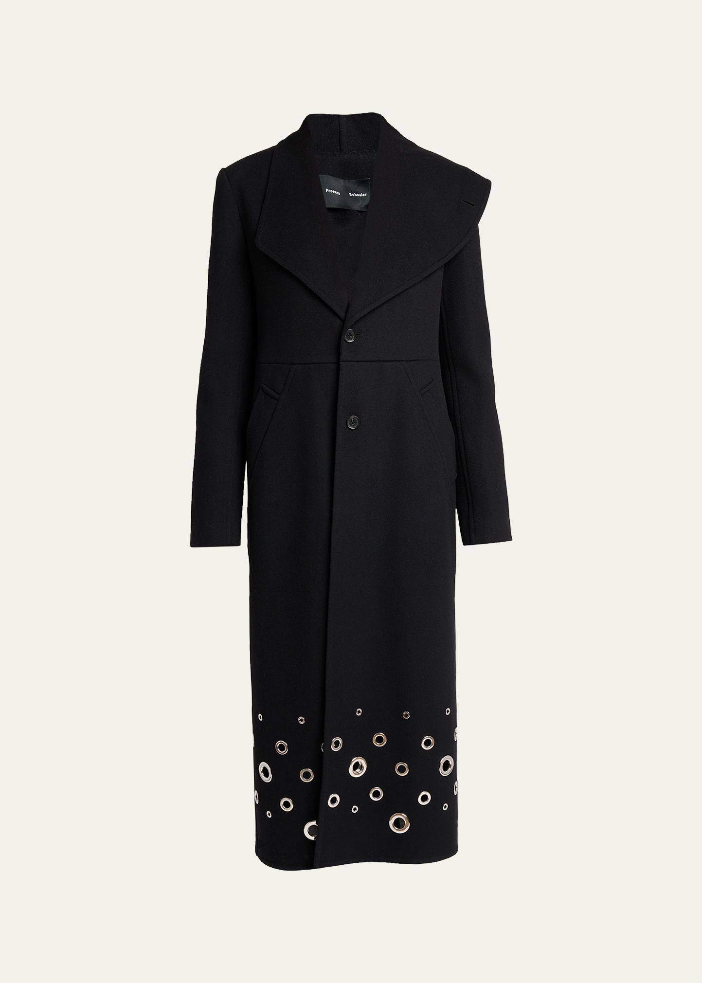 レディース 14万 PROENZA SCHOULER スーパーソフト エコファー コート M