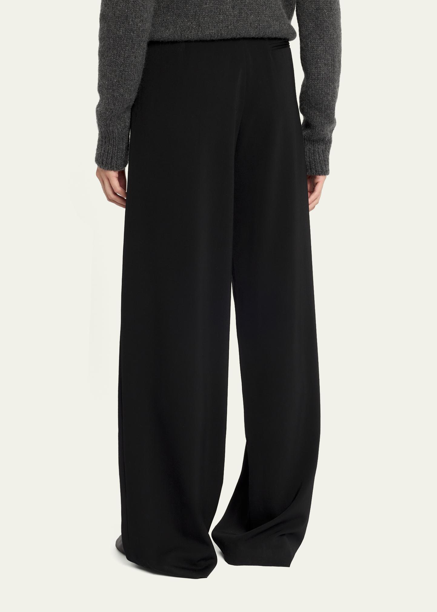 The Row Farah Wool-Cashmere Wide-Leg Pants - Bergdorf Goodman