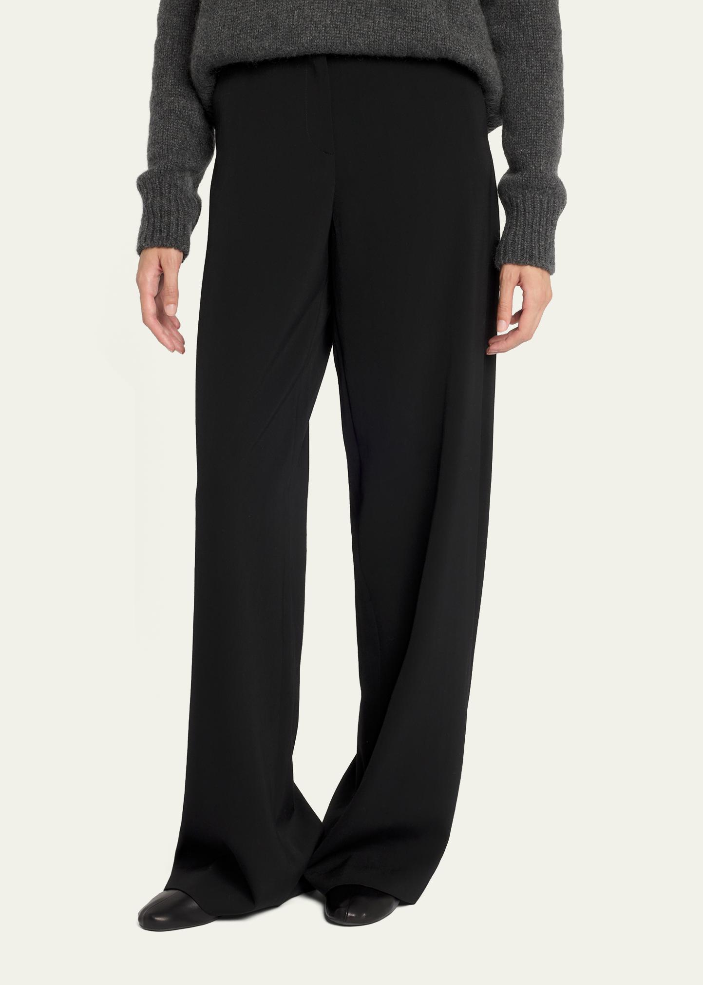 The Row Farah Wool-Cashmere Wide-Leg Pants - Bergdorf Goodman