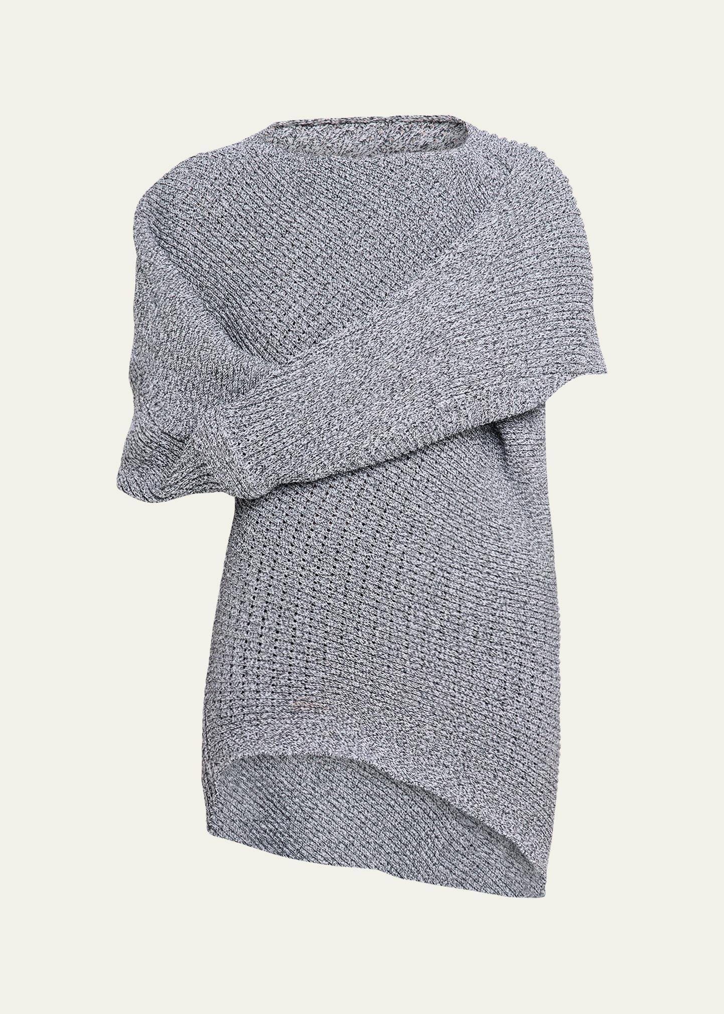 Issey Miyake Found Stone Short-Sleeve Mesh-Knit Top - Bergdorf Goodman