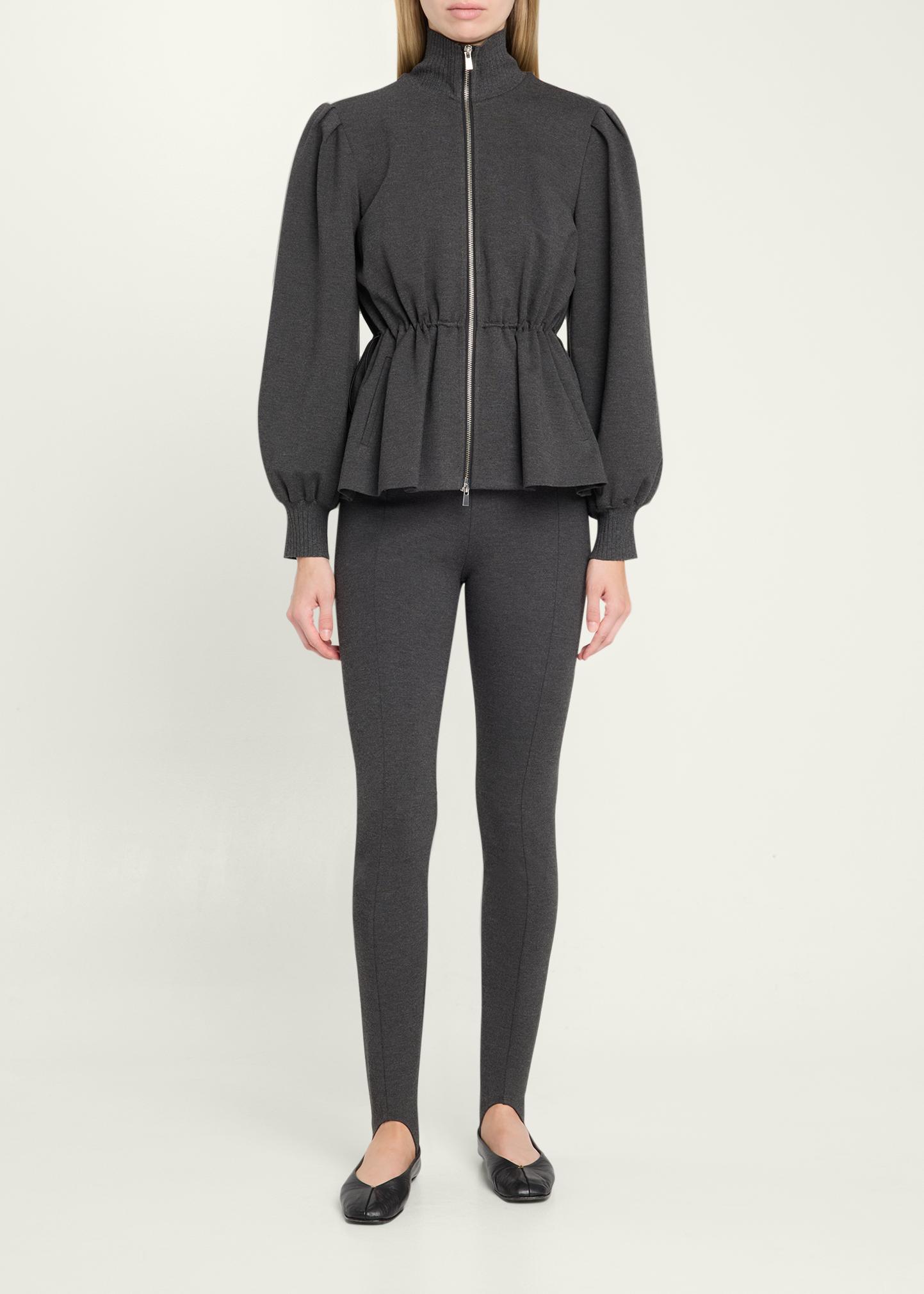 Toccin Ida Zip-Front Peplum Jacket - Bergdorf Goodman