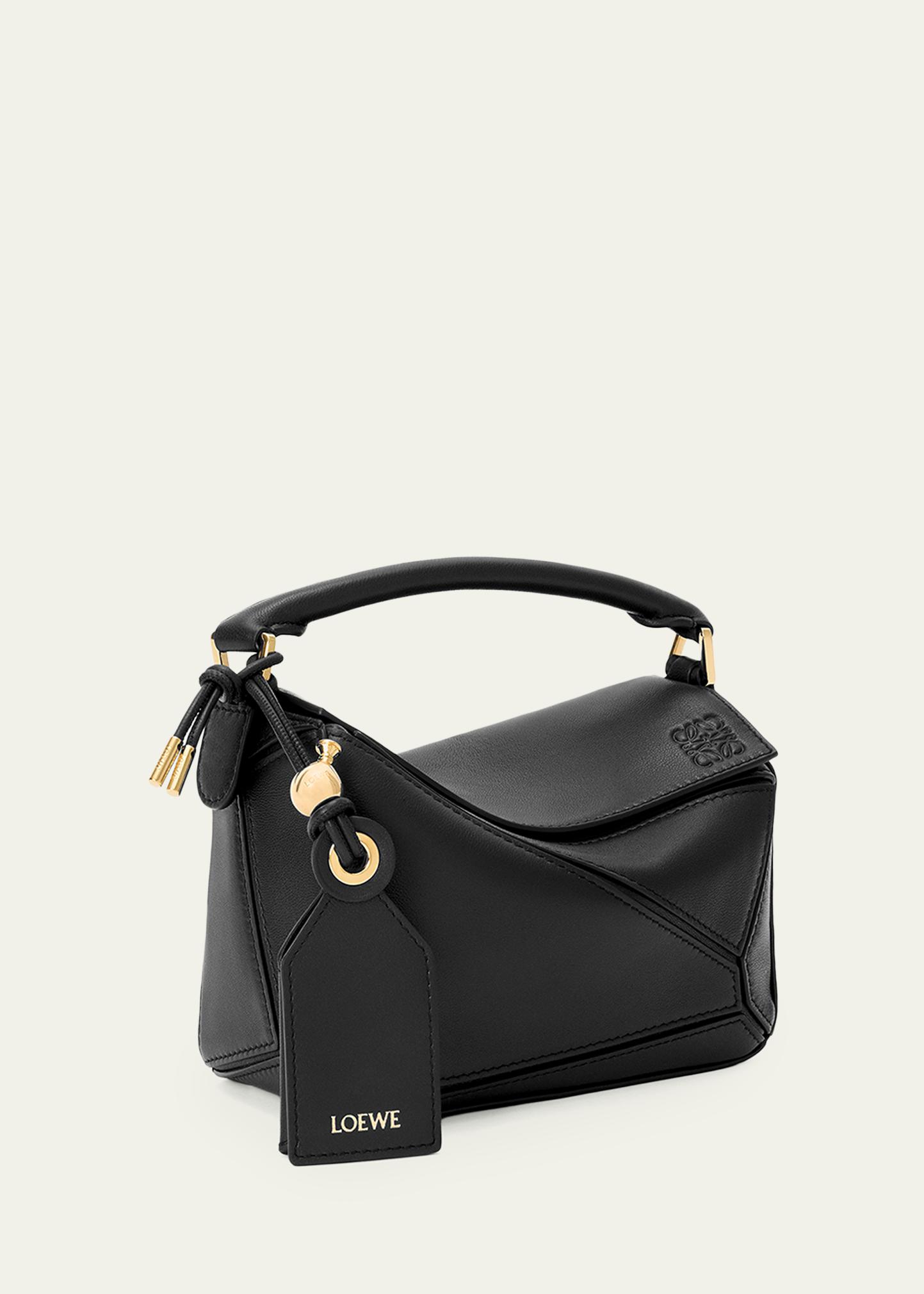 LOEWE Featherlight Puzzle Mini Leather Top-Handle Bag - Bergdorf