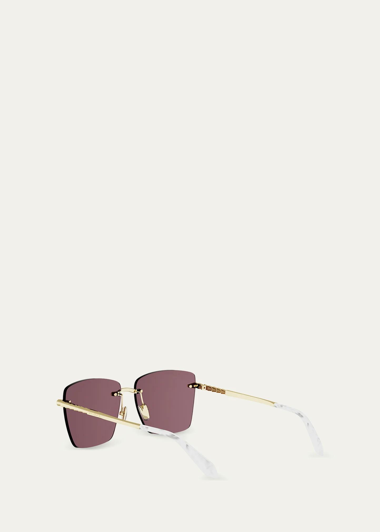 BVLGARI Serpenti Viper 60MM Square Sunglasses - Bergdorf Goodman