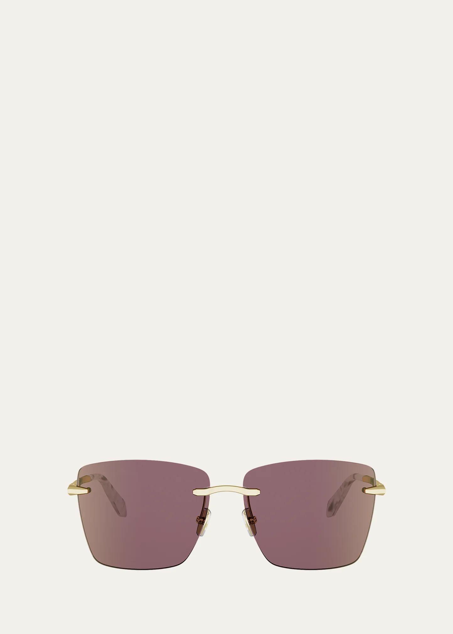 BVLGARI Serpenti Viper 60MM Square Sunglasses - Bergdorf Goodman