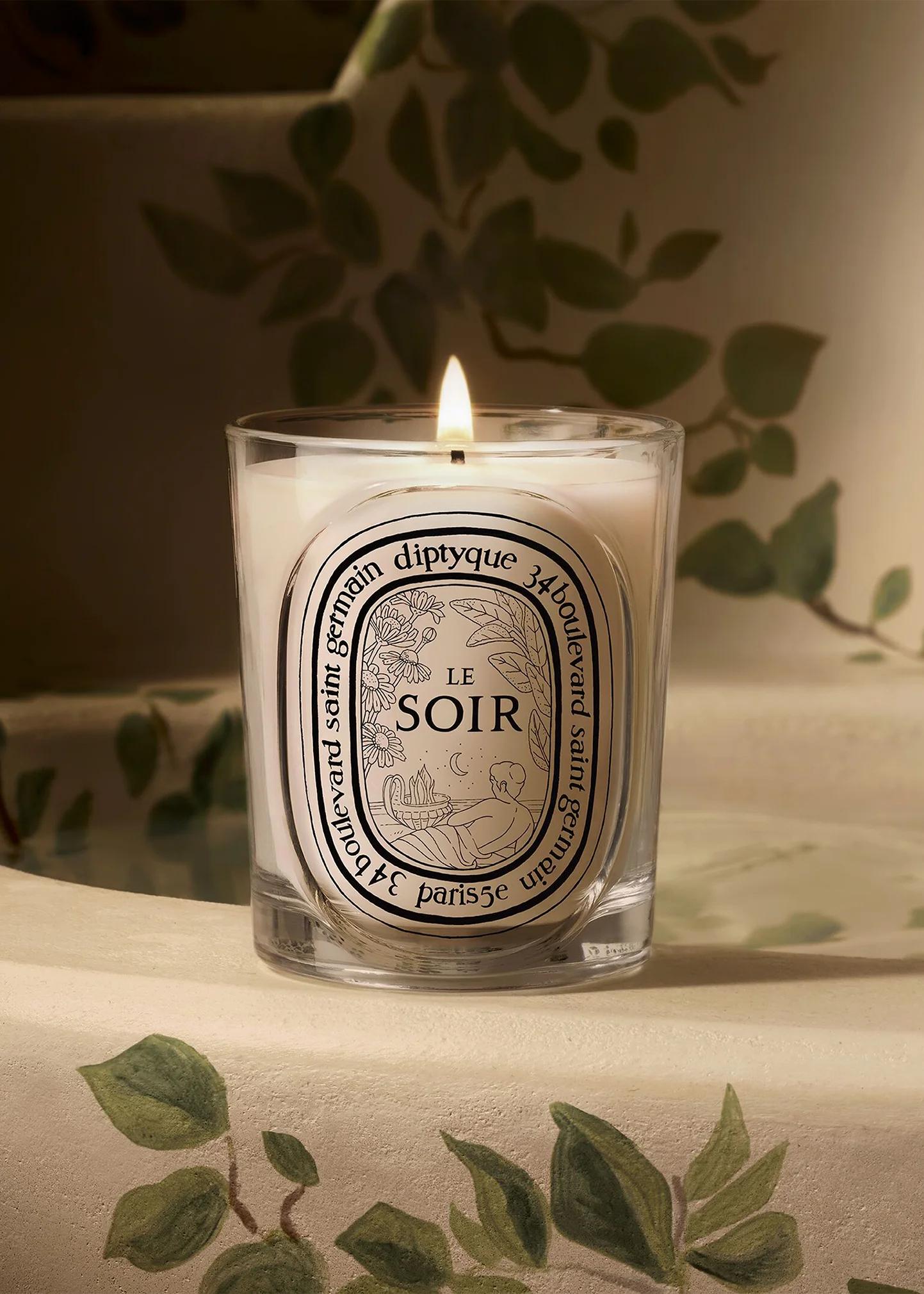 DIPTYQUE 르 수와르 향초 6.7oz