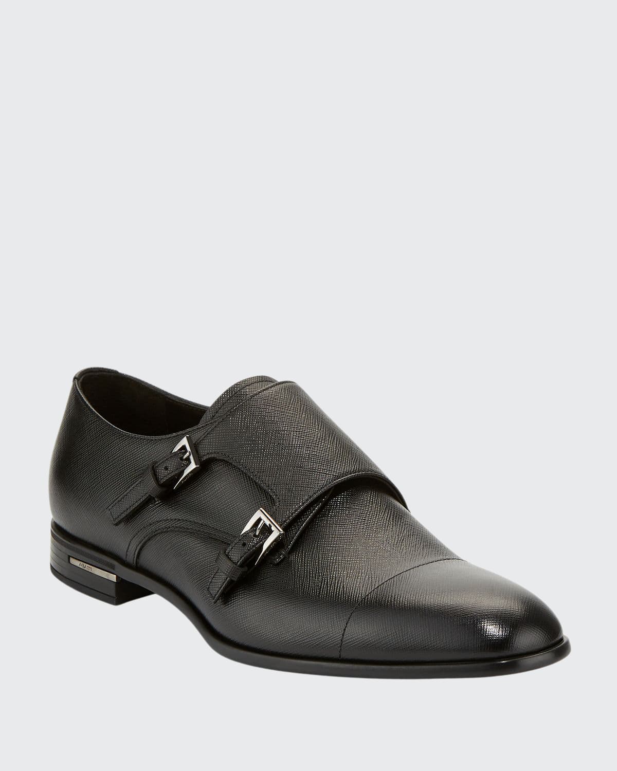 prada double monk strap