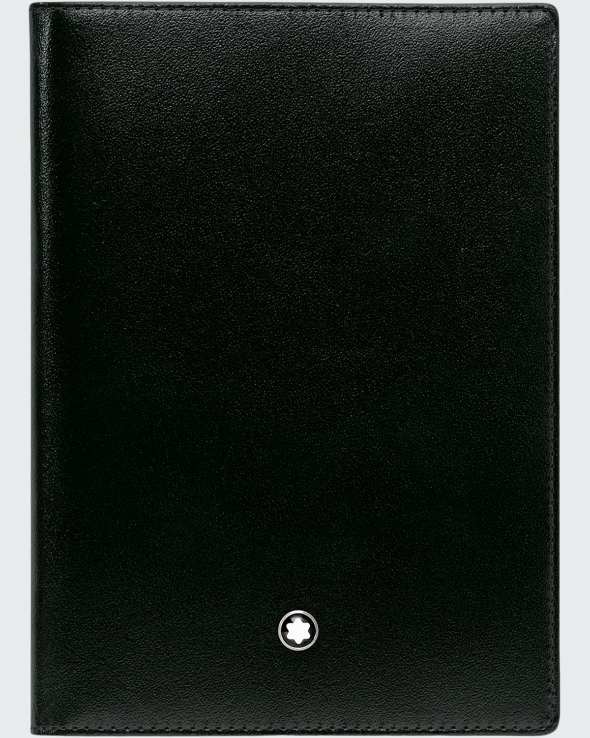 Montblanc Meisterstuck Leather Passport Holder, Black