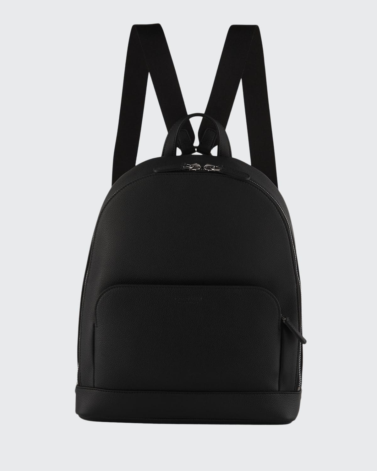 Giorgio Armani Men s Tumbled Calf Leather Backpack