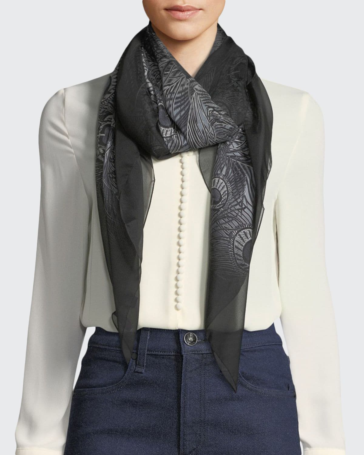 Liberty London All O'Hera Silk Scarf