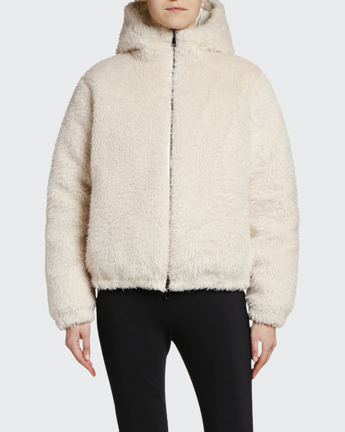 barbie 様MONCLER フード付きおくるみ ホワイト barbie 様MONCLER