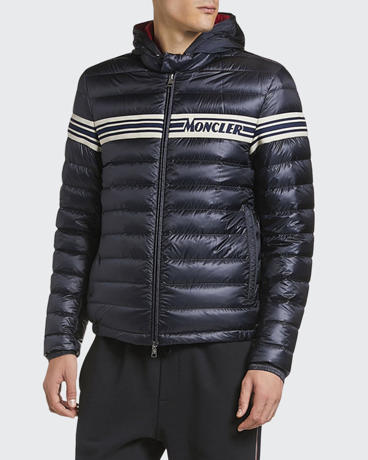 Moncler Men's Renald Zip-Front Puffer Coat - Bergdorf Goodman