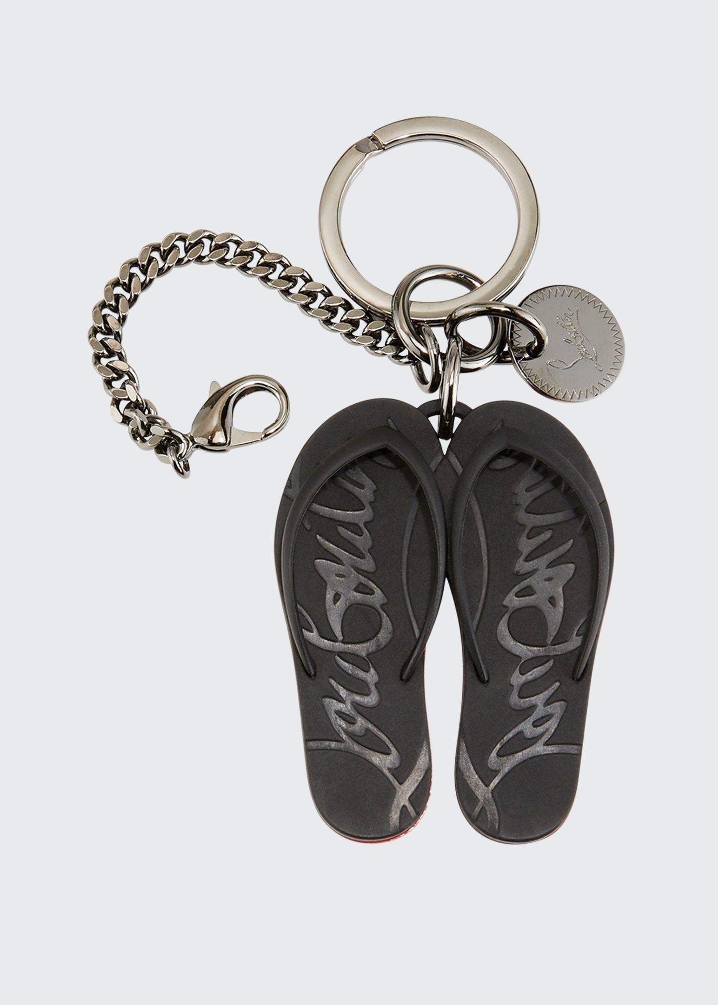 Christian Louboutin Men's Loubiflip Rubber Keyring - Bergdorf Goodman