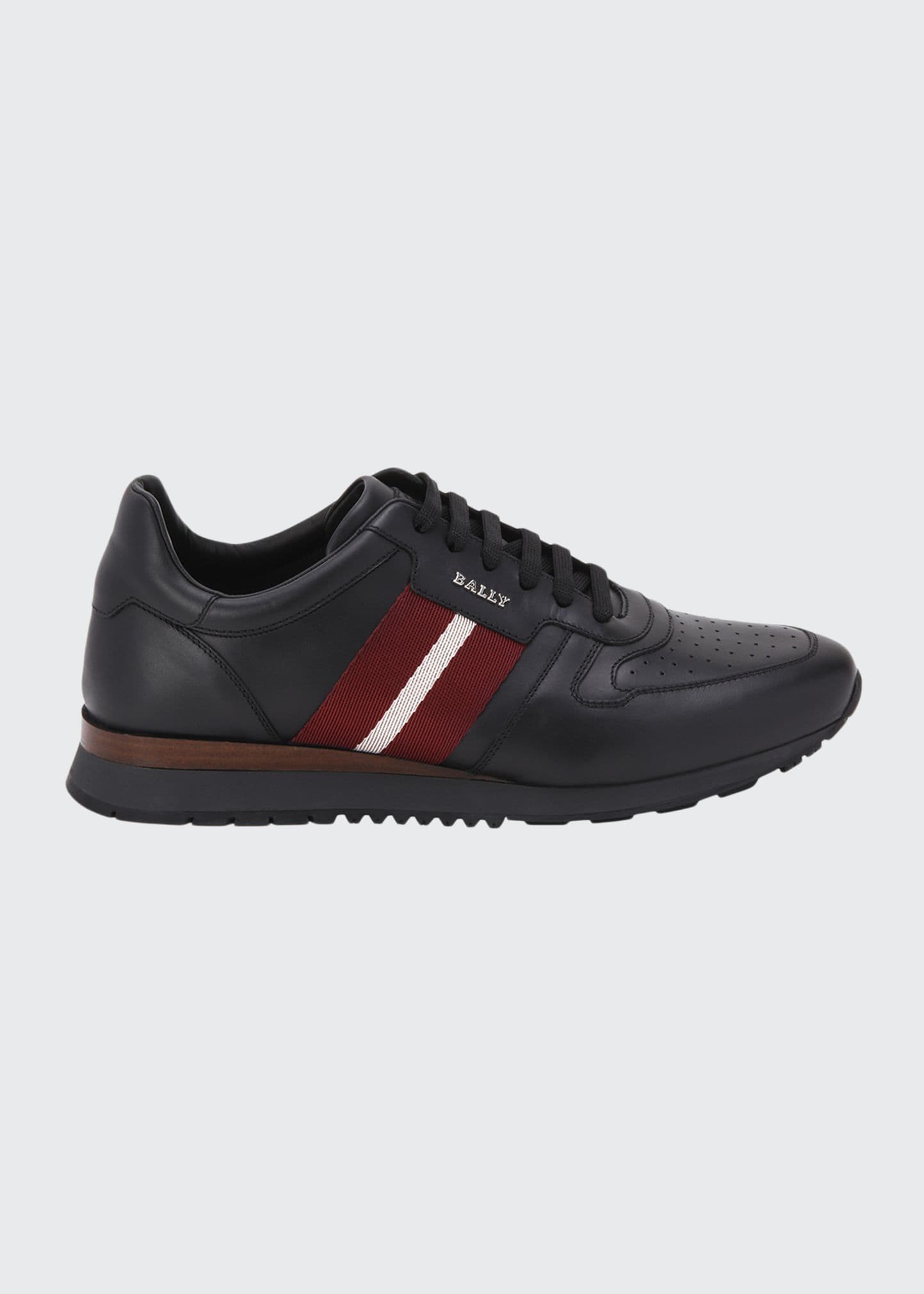 bally men's astel trainspotting leather runner sneakers