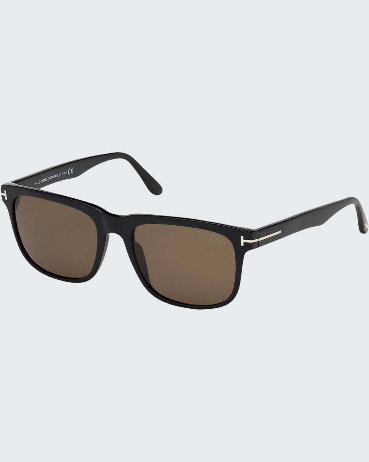 TOM FORD Men's Geoffrey Havana Acetate/Metal Aviator Sunglasses