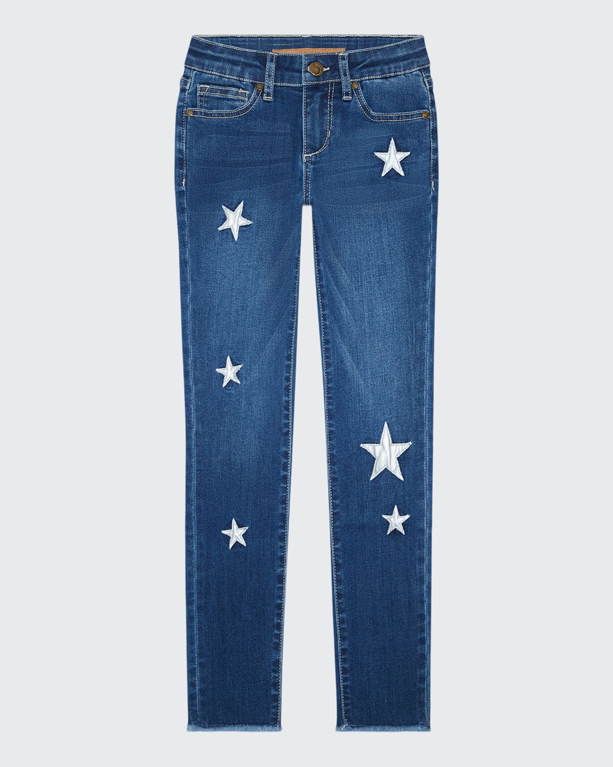 Joe's Jeans Girl's Luna Star Patch Skinny Denim Jeans, Size 7-16