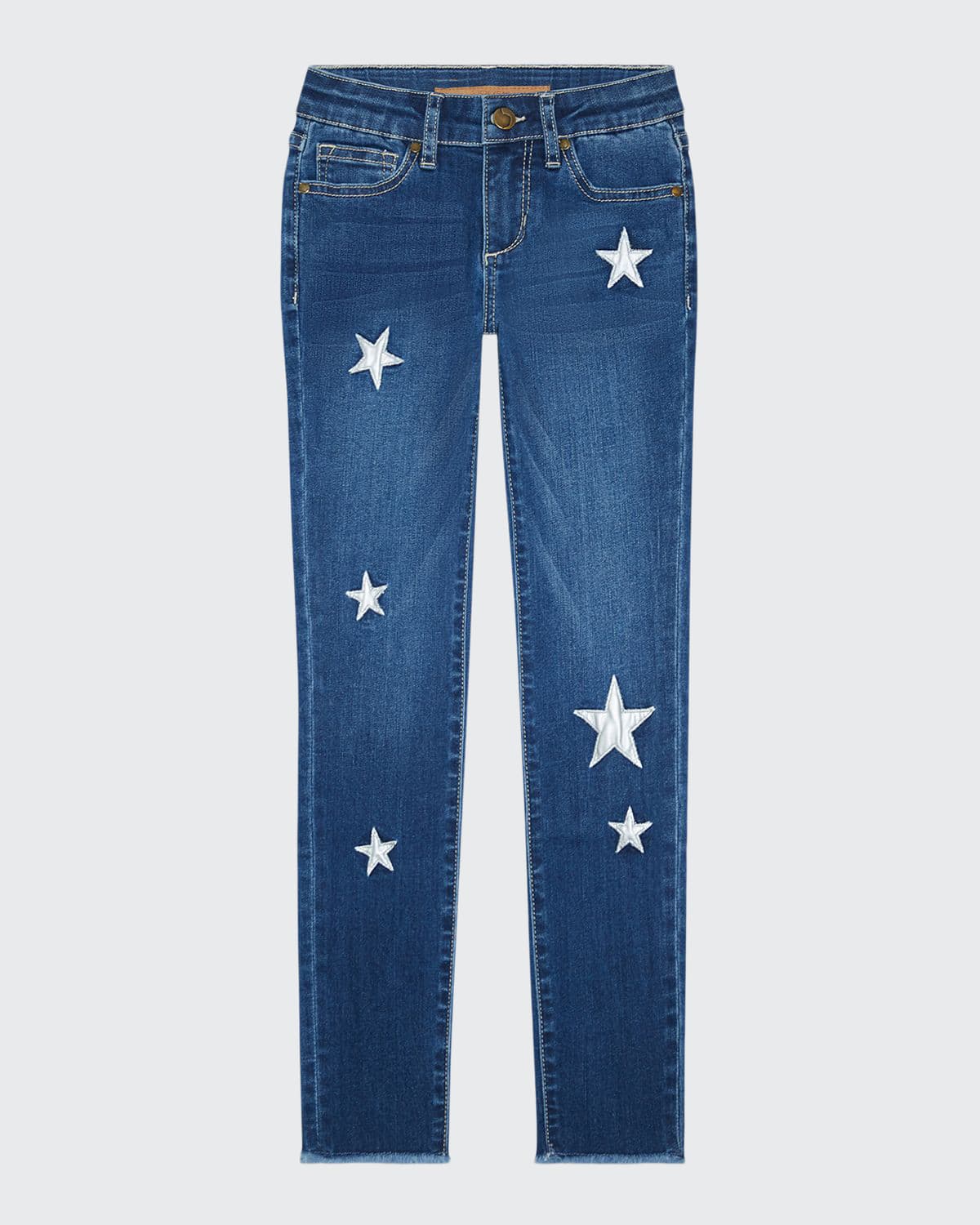 Joe's Jeans Girl's Luna Star Patch Skinny Denim Jeans, Size 7-16