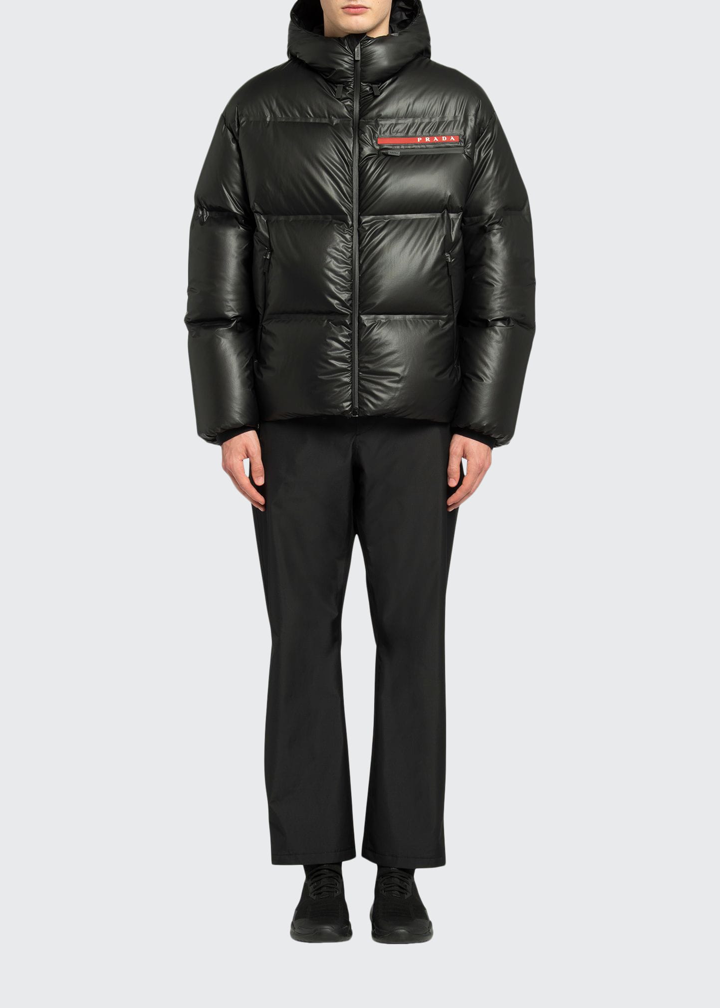 Mens store prada puffer