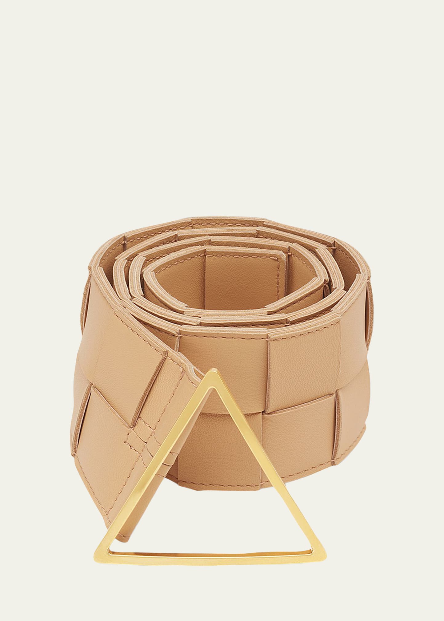 Bottega Veneta Intreccio Napa Leather Belt - Bergdorf Goodman