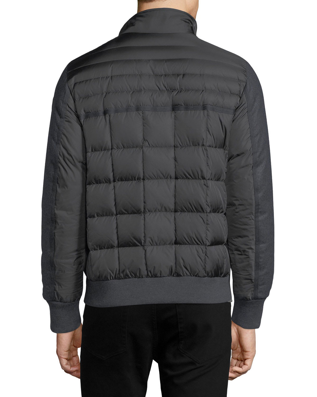 Moncler Aramis Wool Paneled Nylon Puffer Jacket