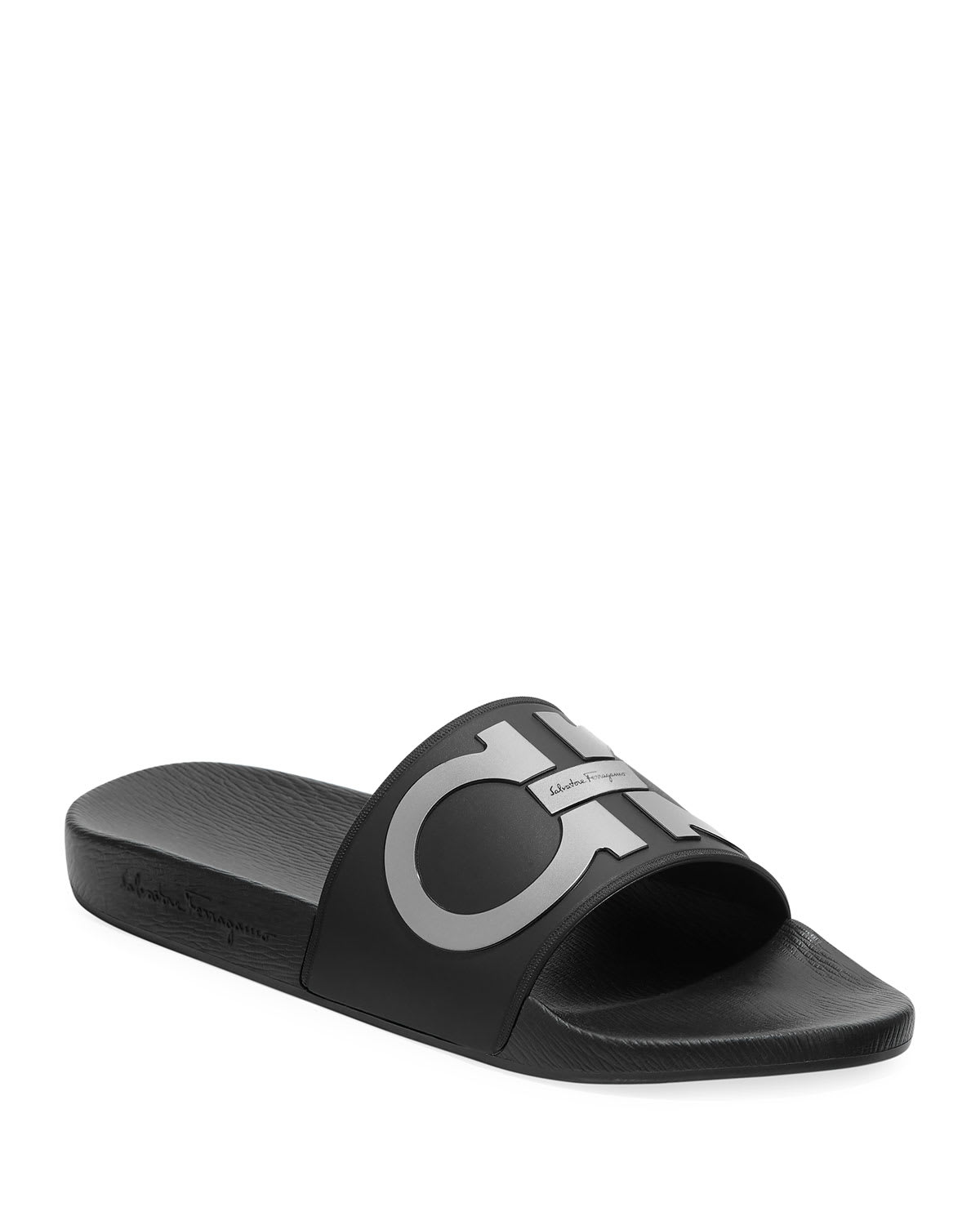 Salvatore Ferragamo Men s Groove Gancini Slide Sandal