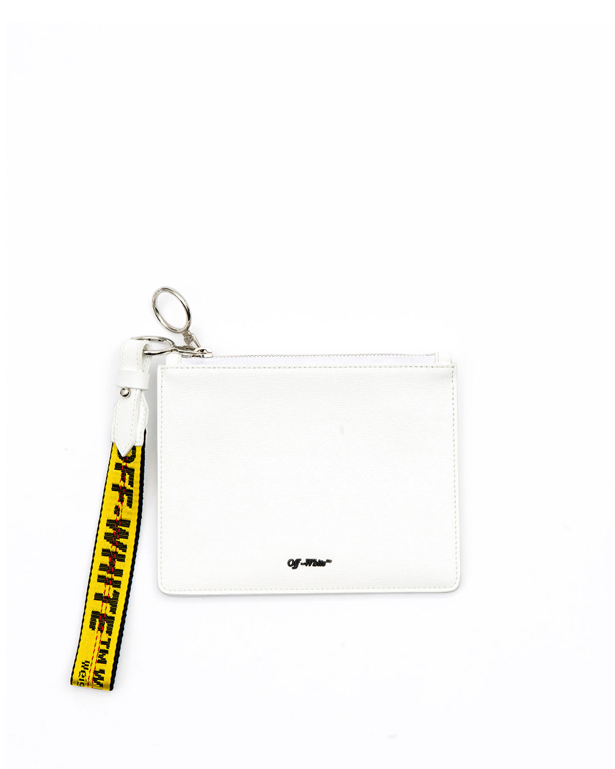 OffWhite Diagonal Double Flat Clutch Bag
