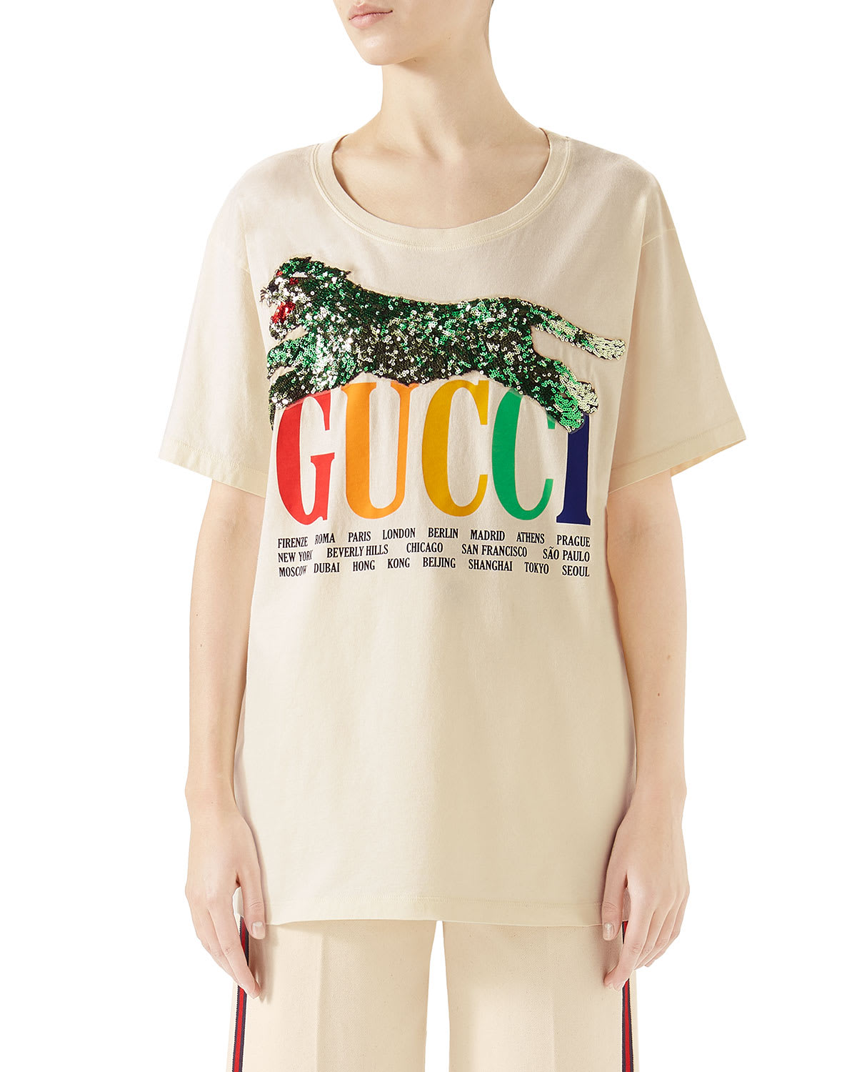 Gucci cities t shirt on sale