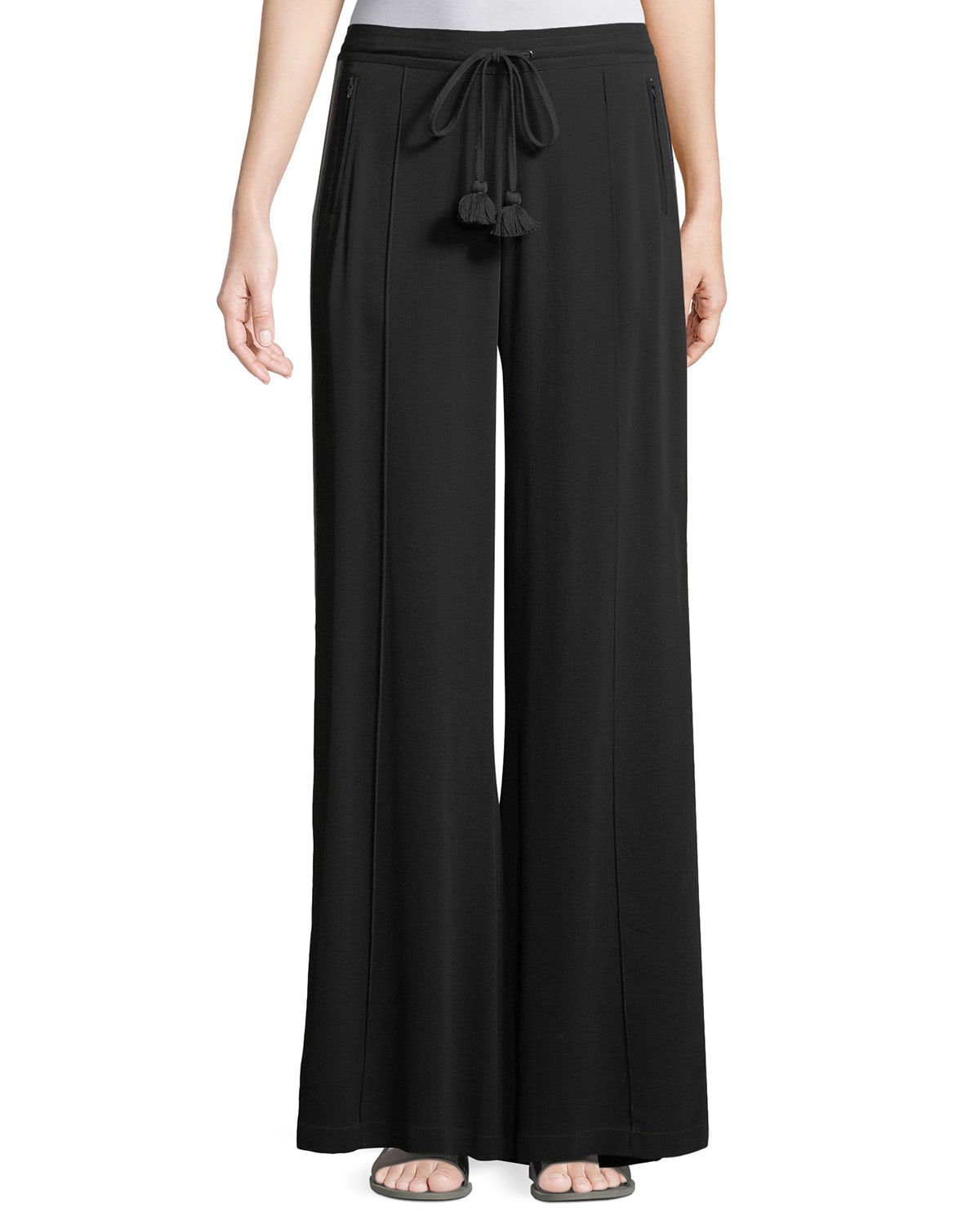 Prada Wide-Leg Track Pants - Bergdorf Goodman