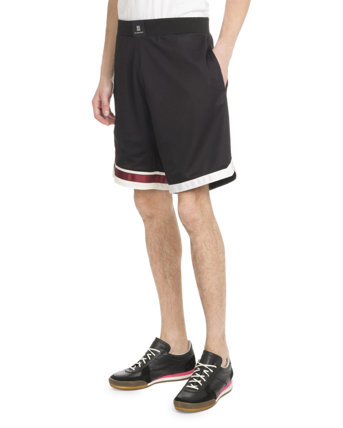 Givenchy Men's Lightning Bolt Basketball Shorts