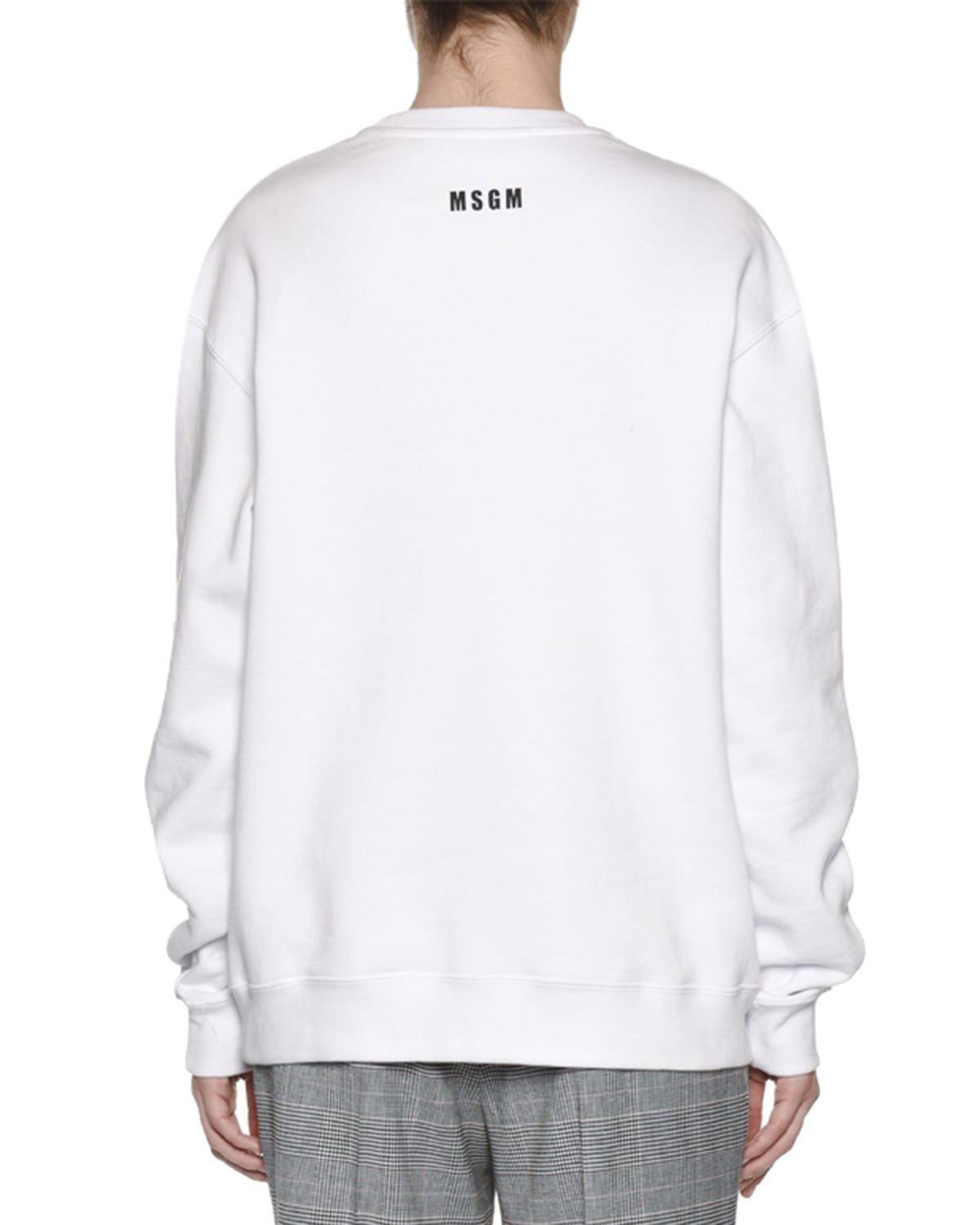 Msgm fringe sweatshirt best sale