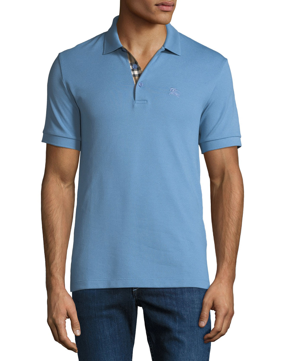 Burberry blue polo hotsell