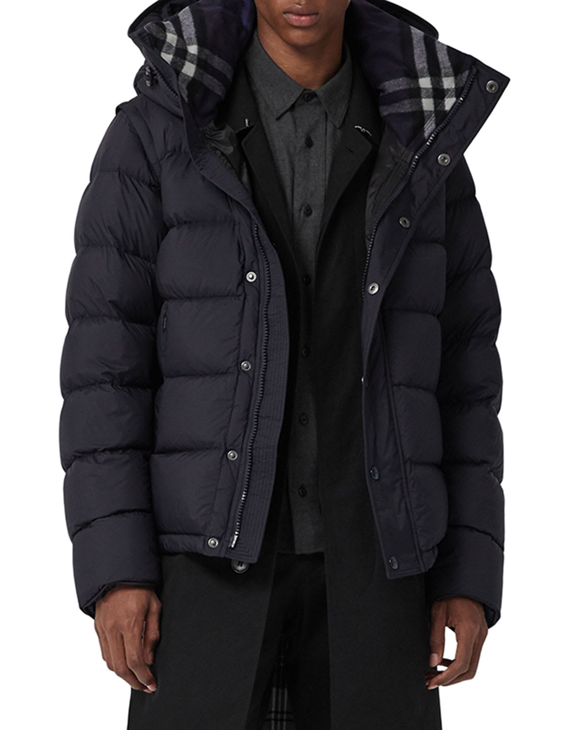 Burberry Men s Hartley 2 in 1 Puffer Coat