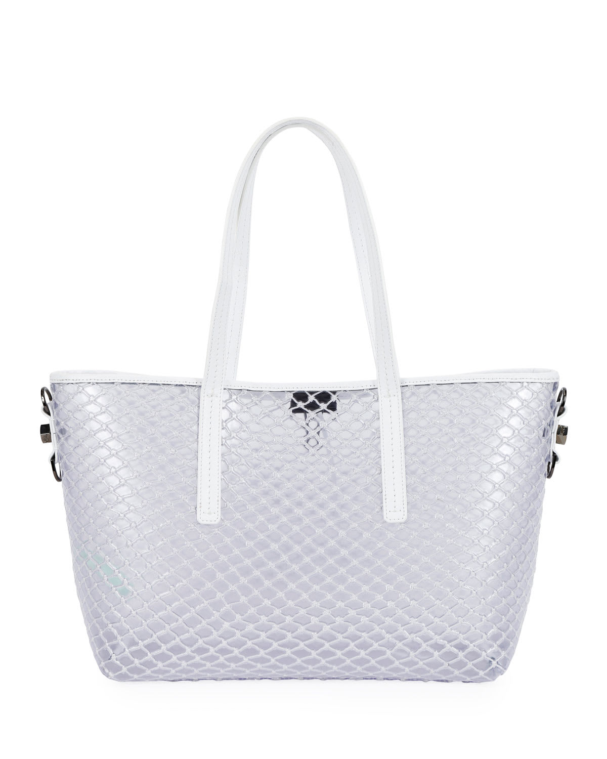 Off white pvc tote bag clearance