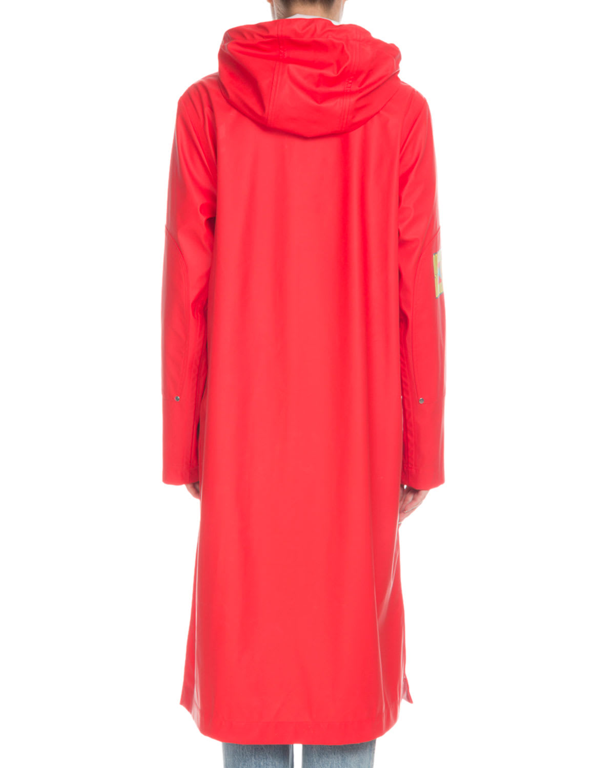 Proenza Schouler PSWL Hooded Snap Front Long Raincoat