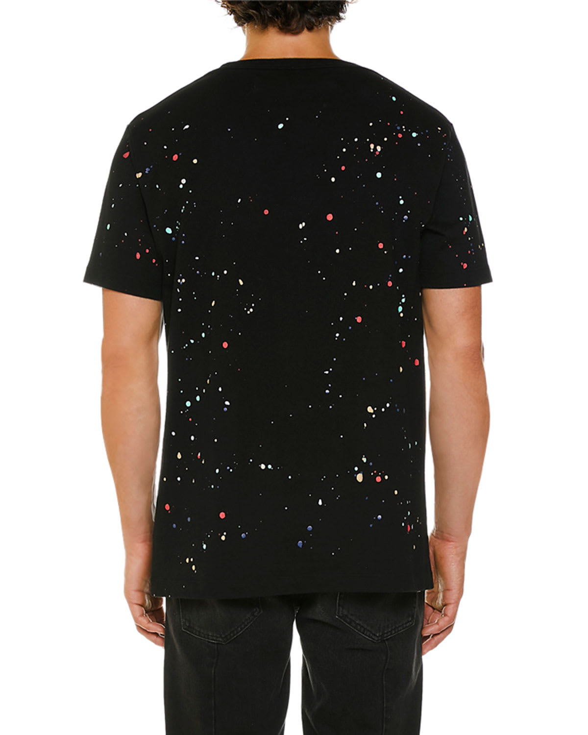 Off-White c/o Virgil Abloh Paint Splatter Jeans in Black for Men