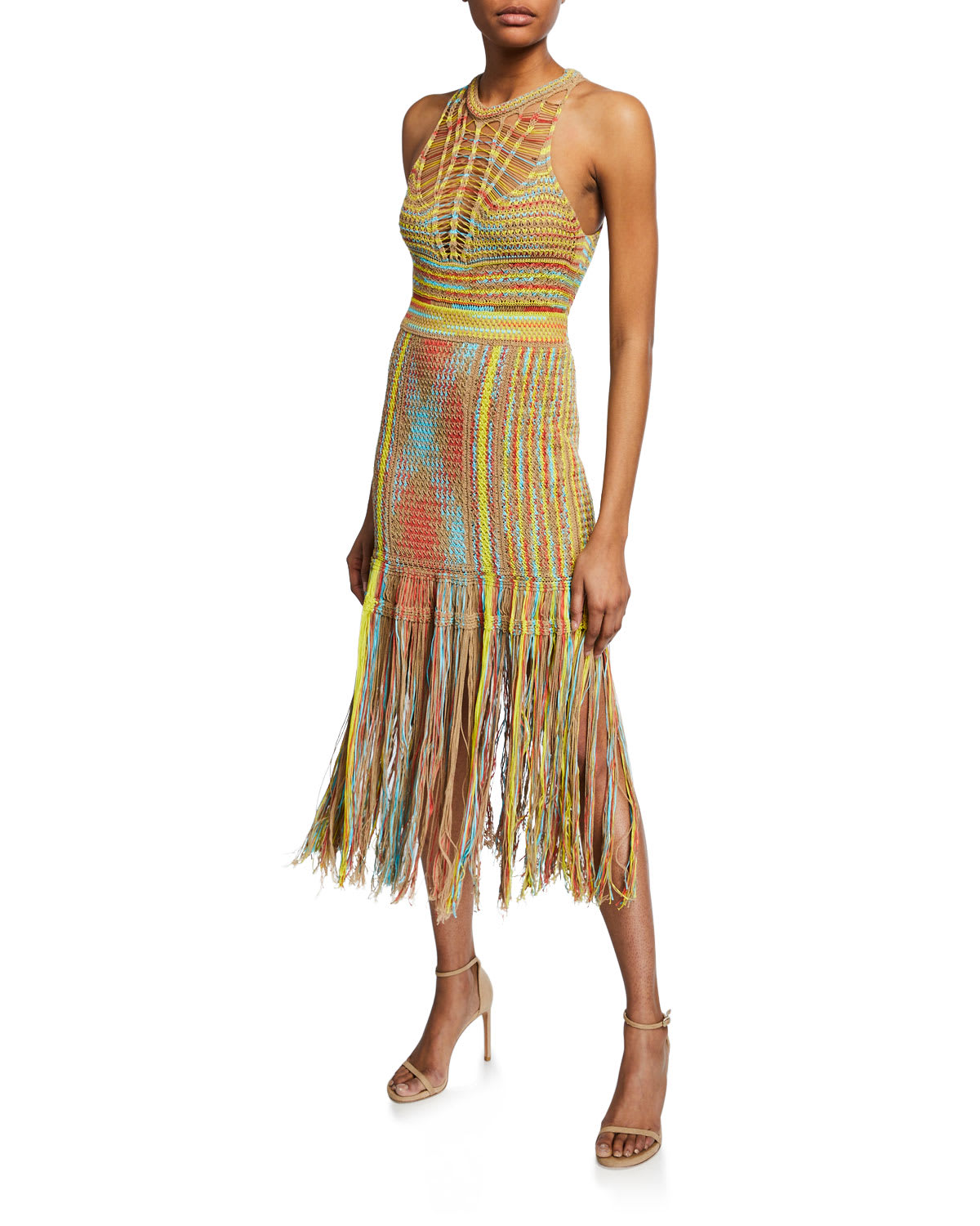 Missoni fringe dress best sale