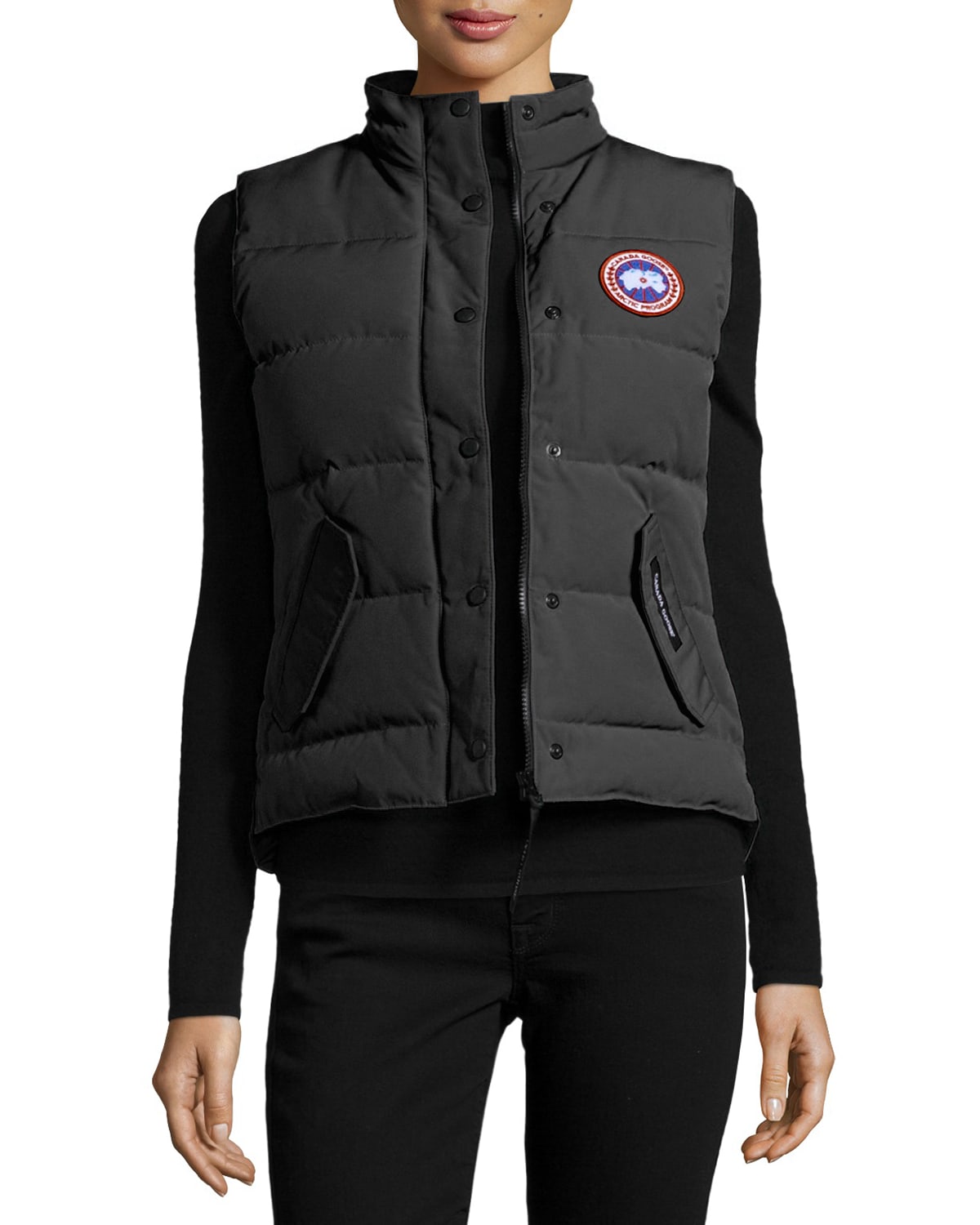 white canada goose gilet