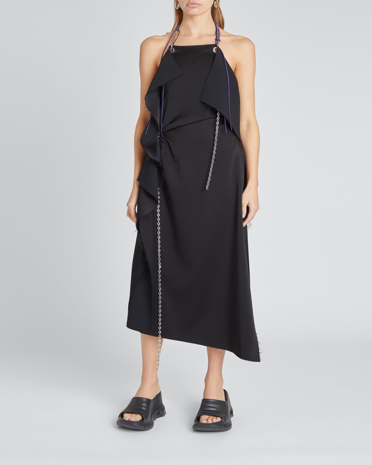 Asymmetric Hem Dress | bergdorfgoodman.com