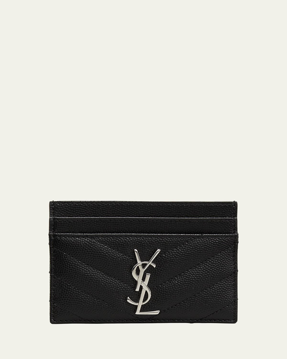 Loewe Pebble Zip Leather Card Holder - Bergdorf Goodman