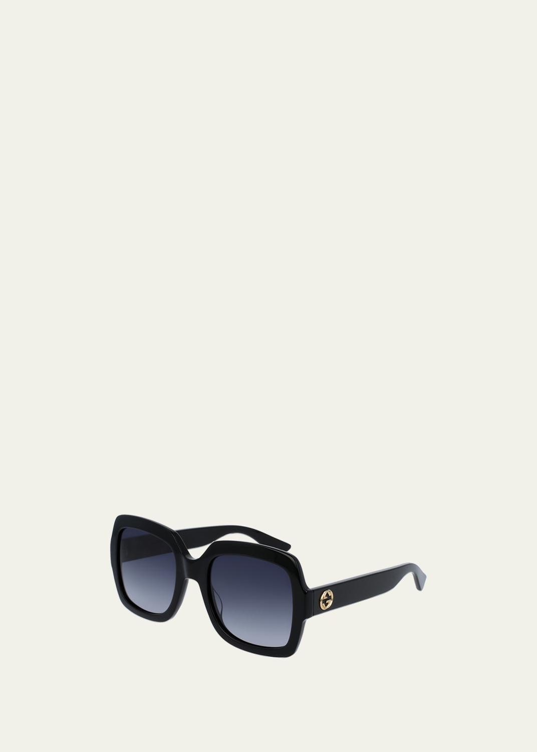 Gucci Gradient GG1326S Square Plastic Sunglasses - Bergdorf Goodman