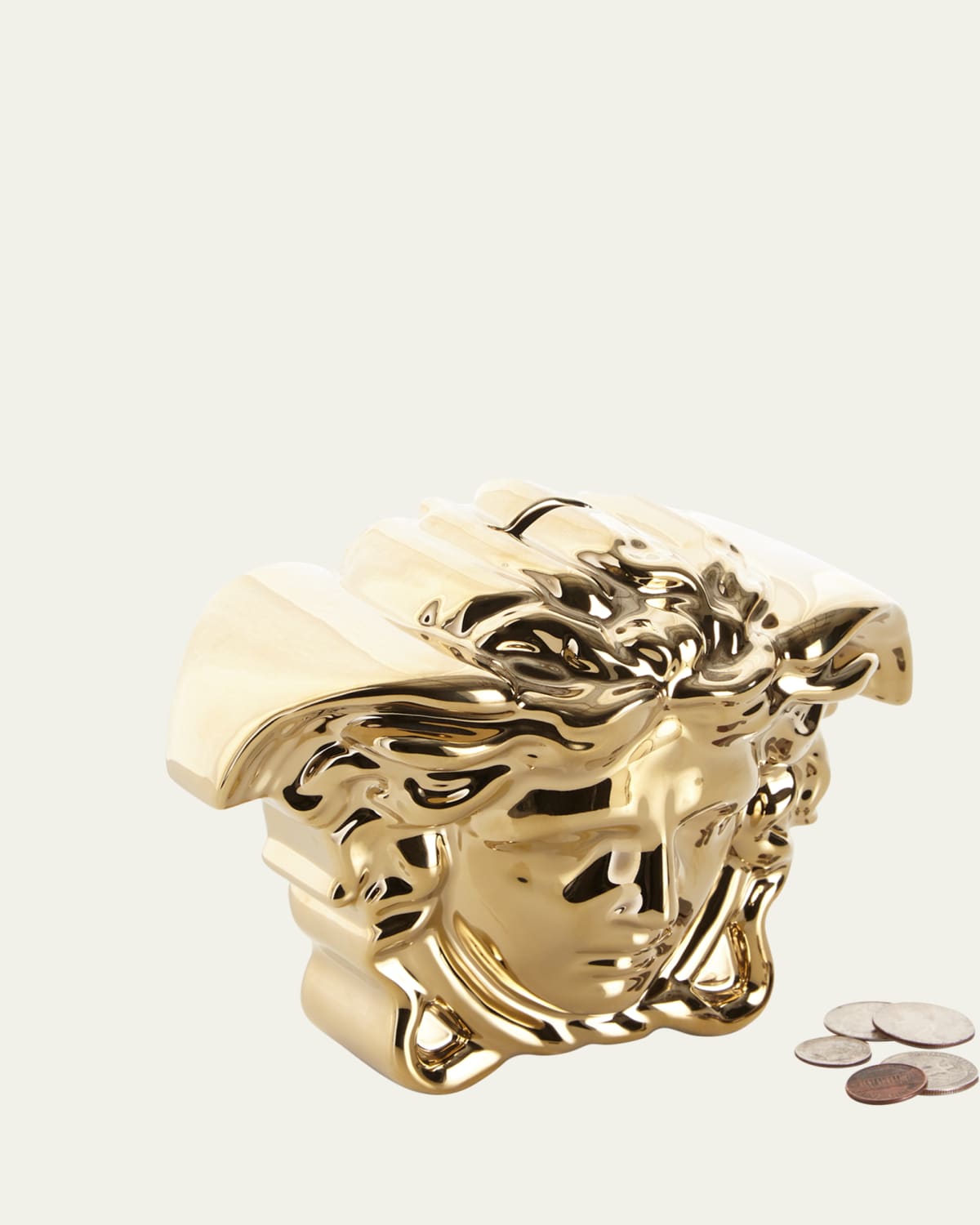 Versace Break The Bank Money Box, Gold - Bergdorf Goodman