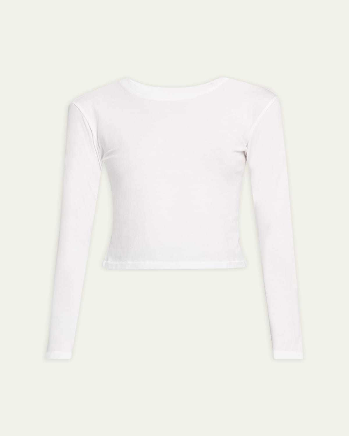 MOTHER The Super Ex Crop Step Fray Shirt - Bergdorf Goodman