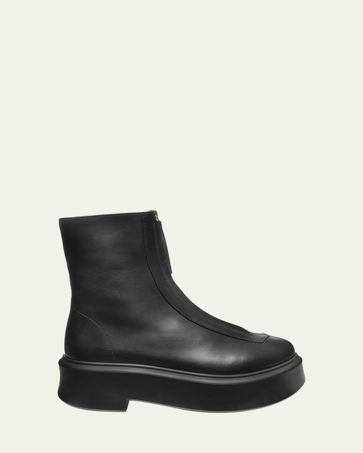 THE ROW Garden Calfskin Chelsea Booties - Bergdorf Goodman