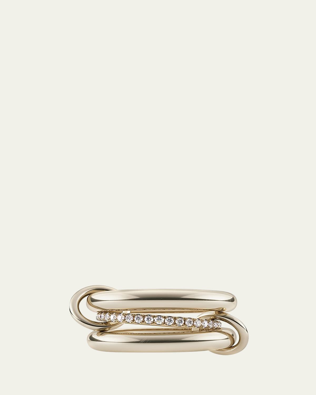 Spinelli Kilcollin Gemini SG Three Link Ring in Sterling Silver