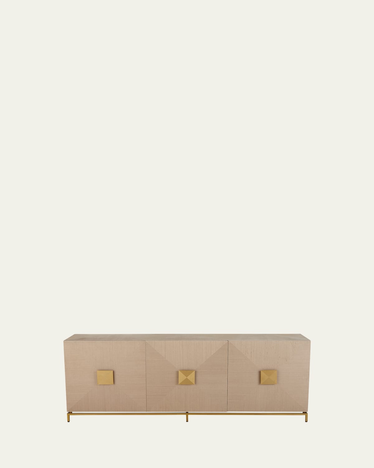 Flow Leather Clad Console Table