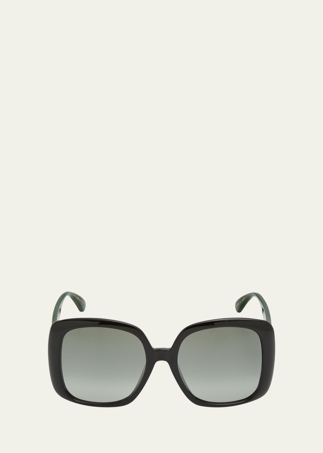 Gucci Gradient GG1326S Square Plastic Sunglasses - Bergdorf Goodman