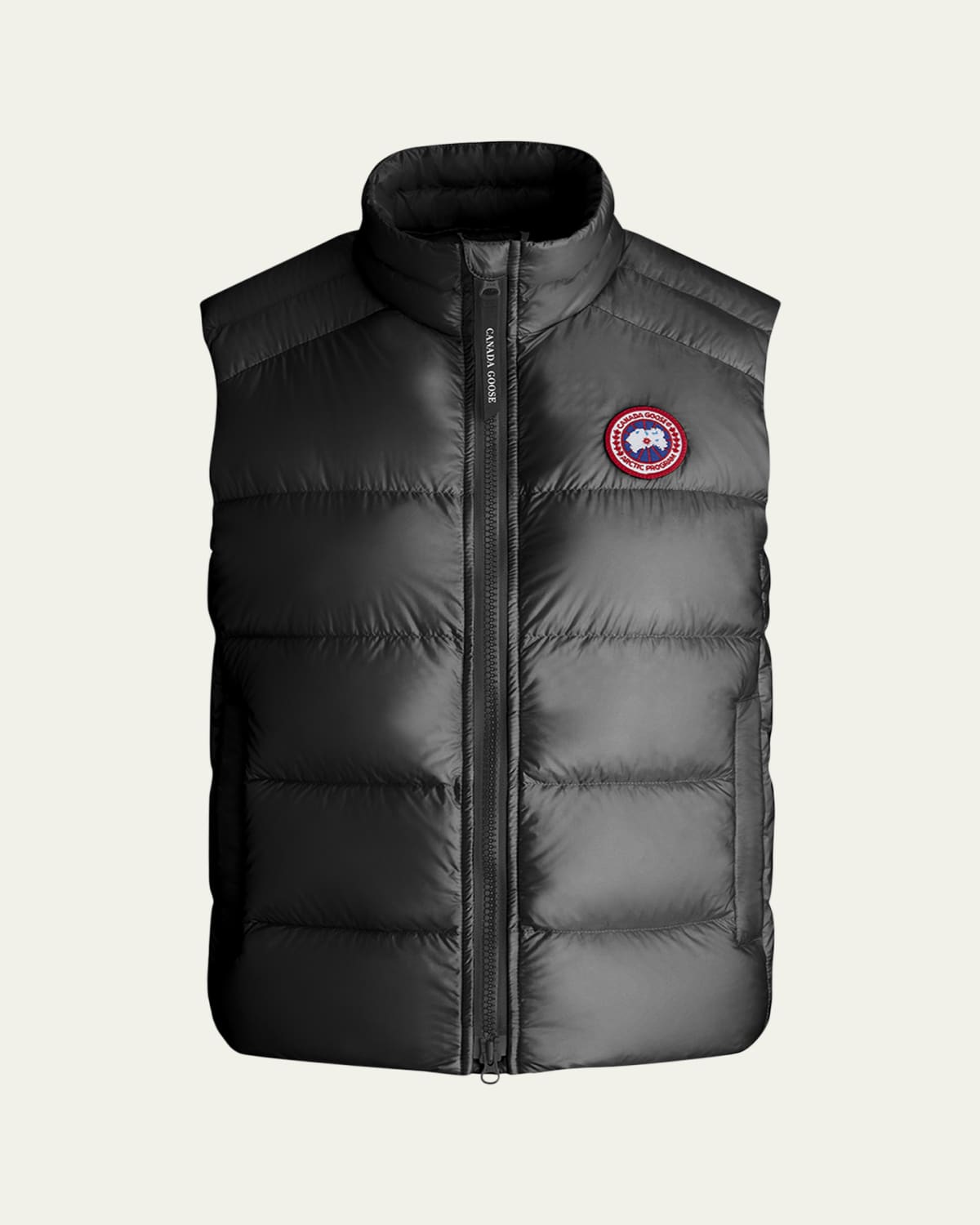 SACAI Asymmetric Zipper Puffer Vest - Bergdorf Goodman