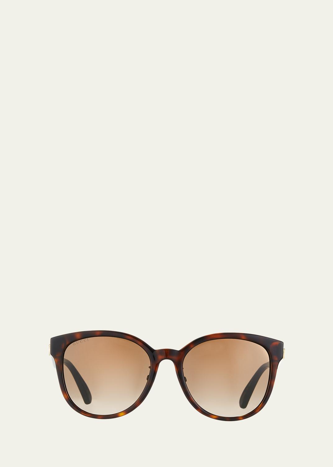 Gucci Oversized Havana Square Sunglasses GG04845 Gucci Oversized Square Havana Acetate Sunglasses - Bergdorf  main image 2