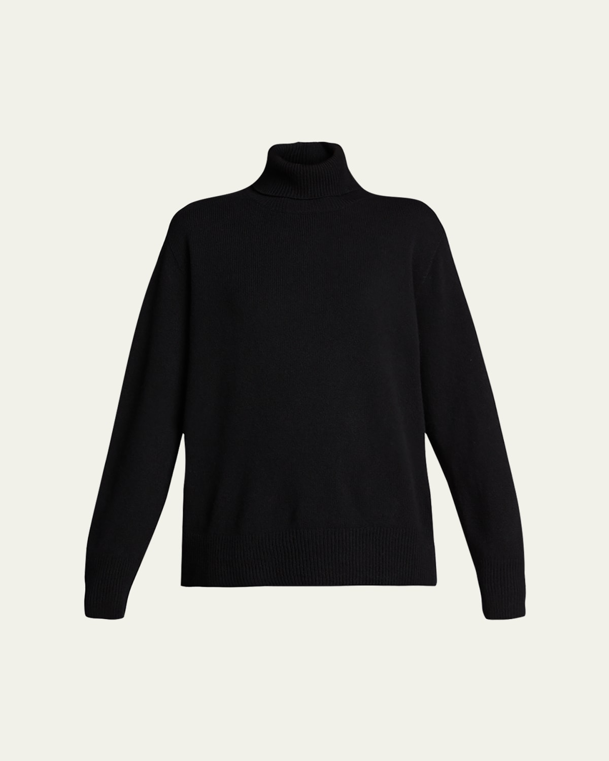 Turtleneck 3D Crisscross Plaid Jacquard Oversized Shirt