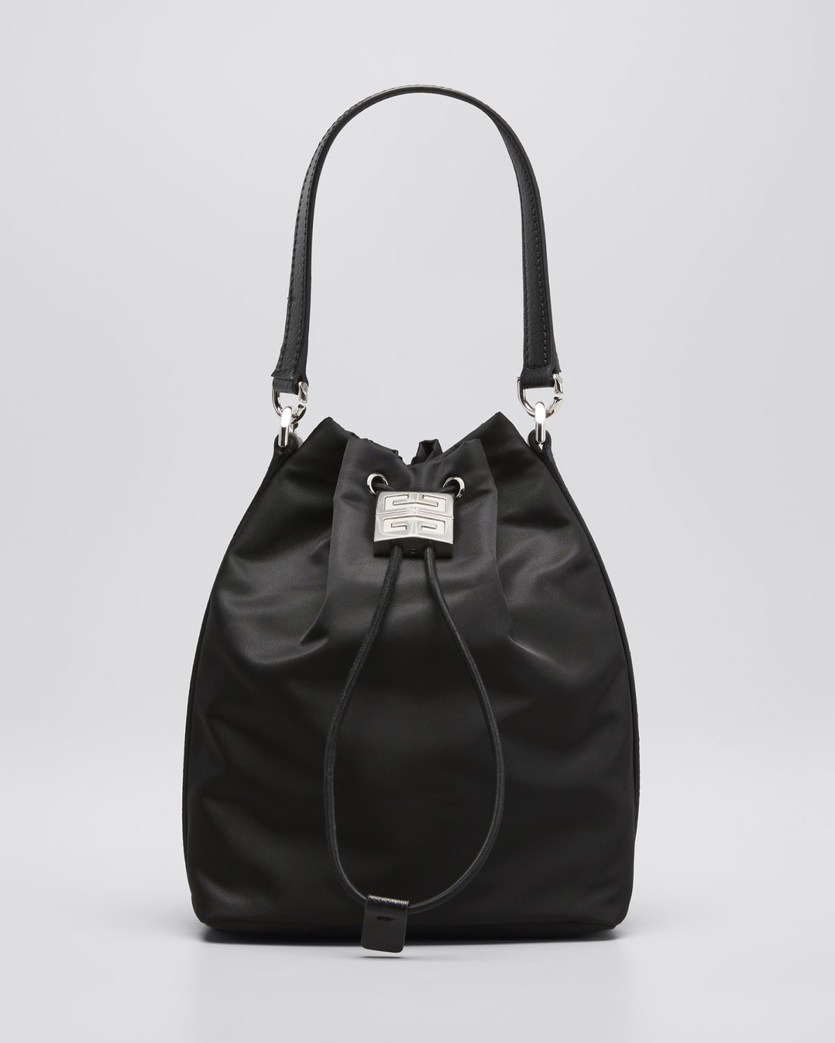 Givenchy 4g Light Bucket Bag In Nylon In Black ModeSens