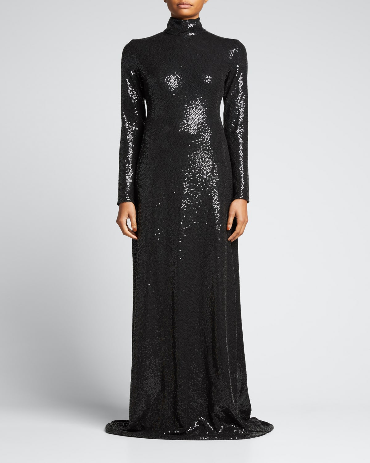 turtleneck gown